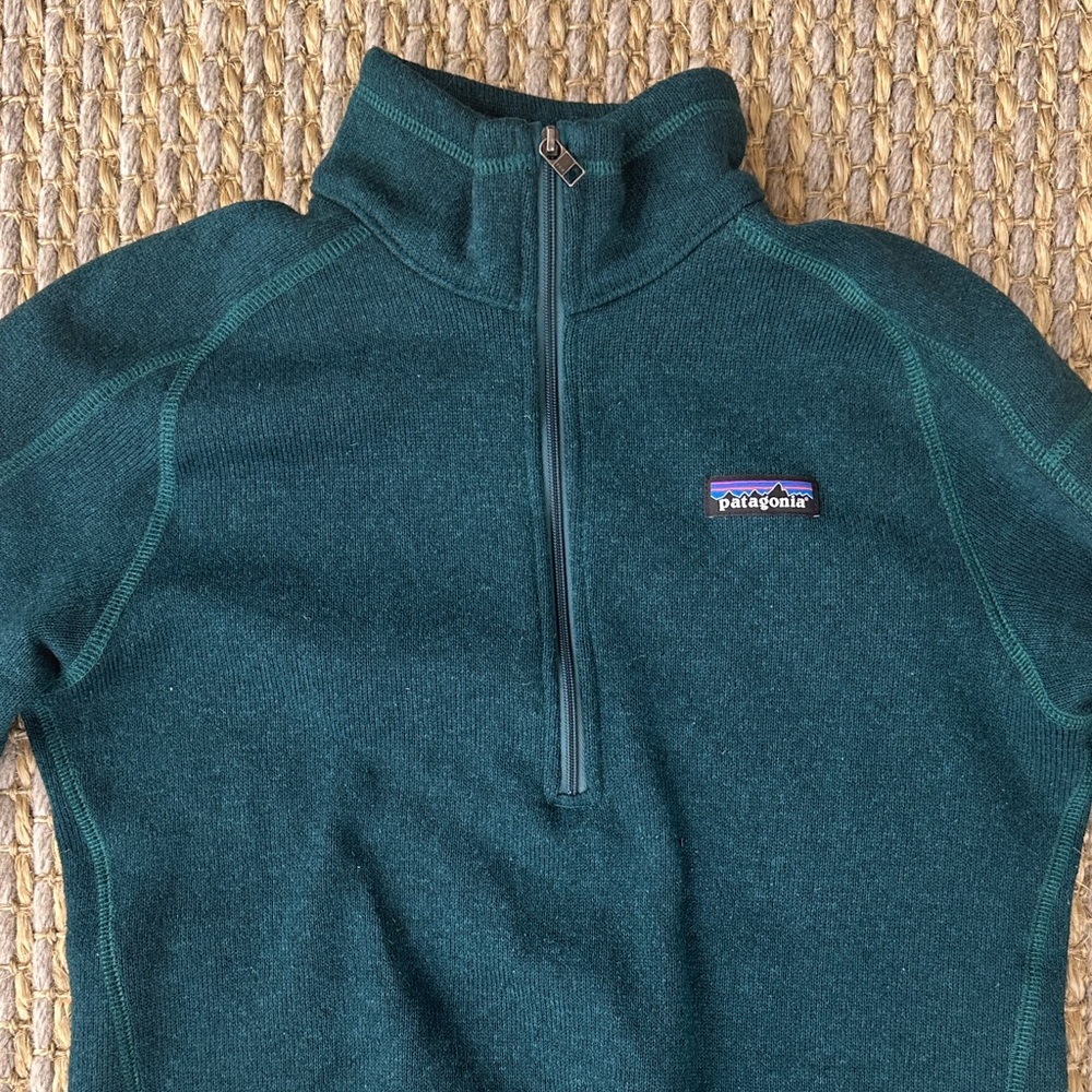 Patagonia Teal Half-Zip Jacket
